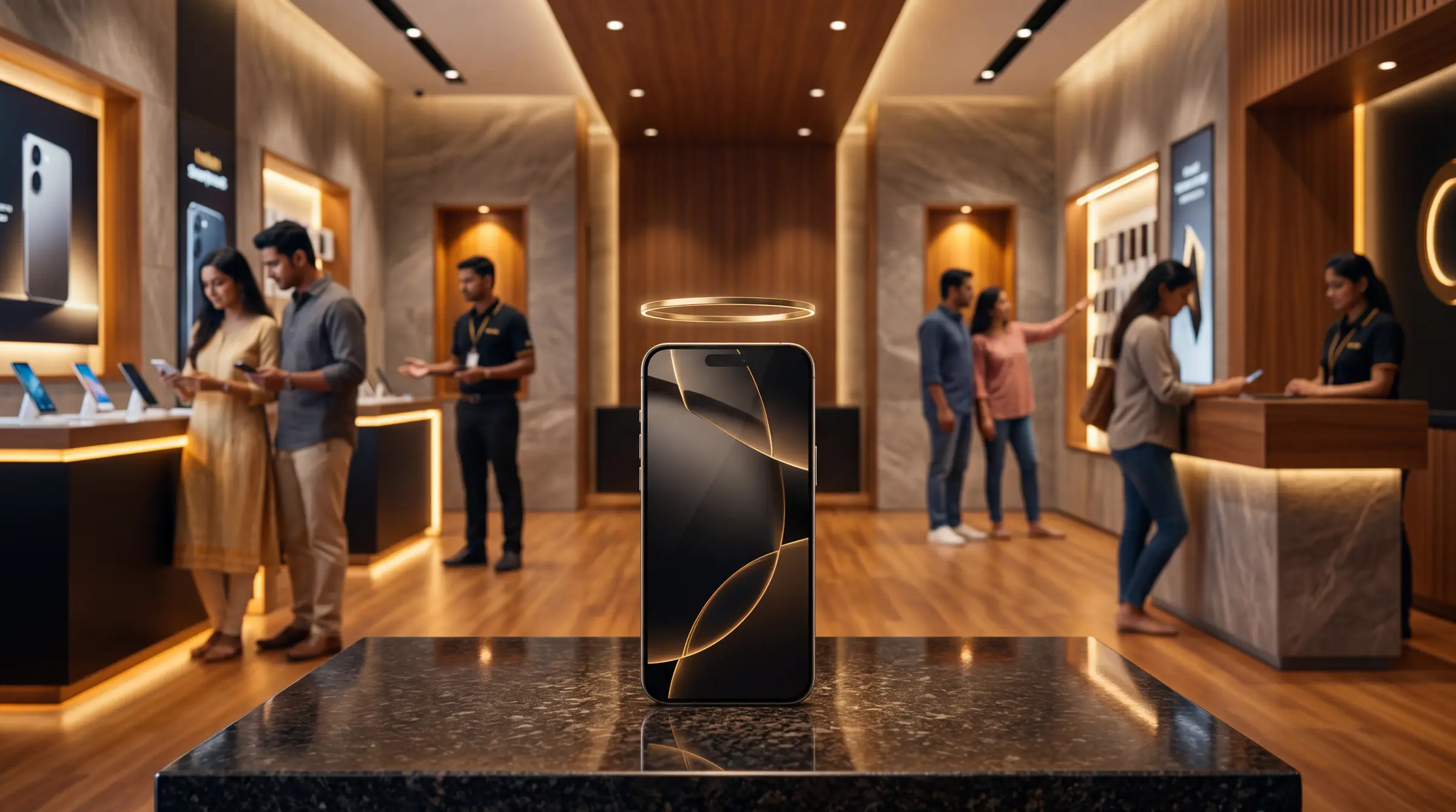 Luxury phone flagship experience center